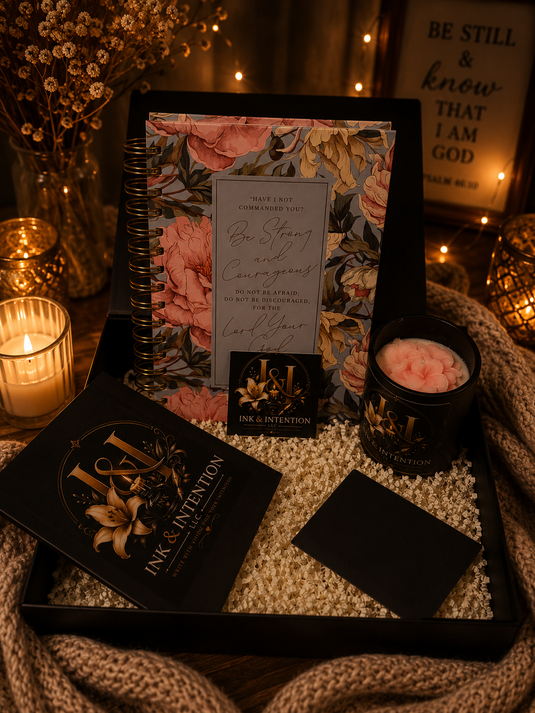 Joshua 1:9 Ritual Set (Floral)