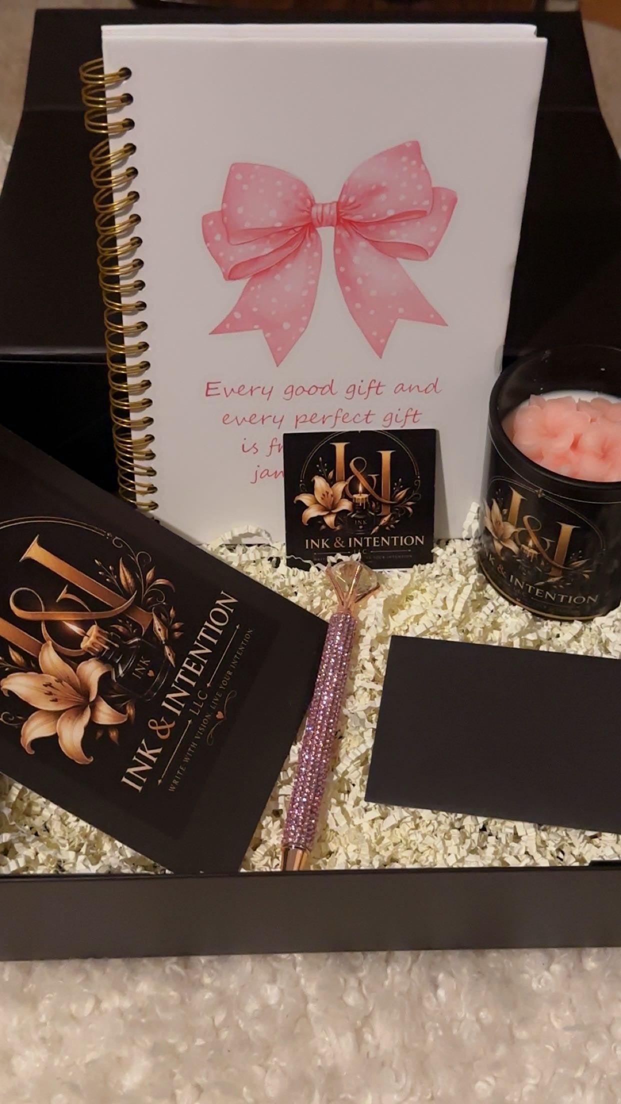 James 1:17 Ritual Set (Pink + White)