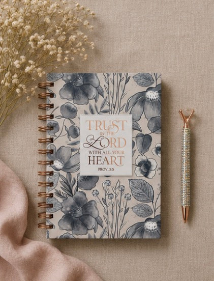 Proverbs 3:5 Ritual Set (Floral + Blue)