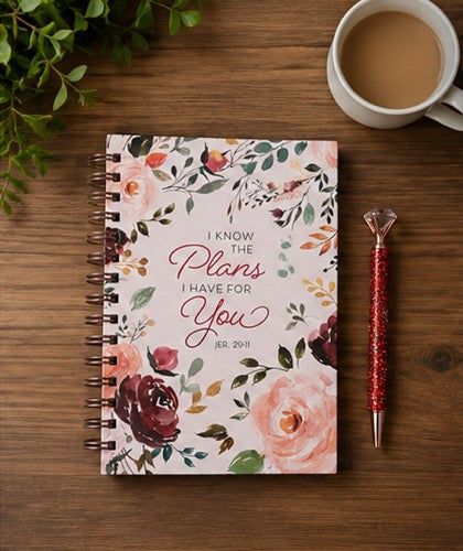 Jeremiah 29:11 (Floral + Pink)