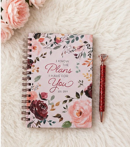Jeremiah 29:11 (Floral + Pink)