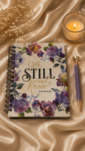 Psalm 46:10 (Purple Floral) Ritual Set