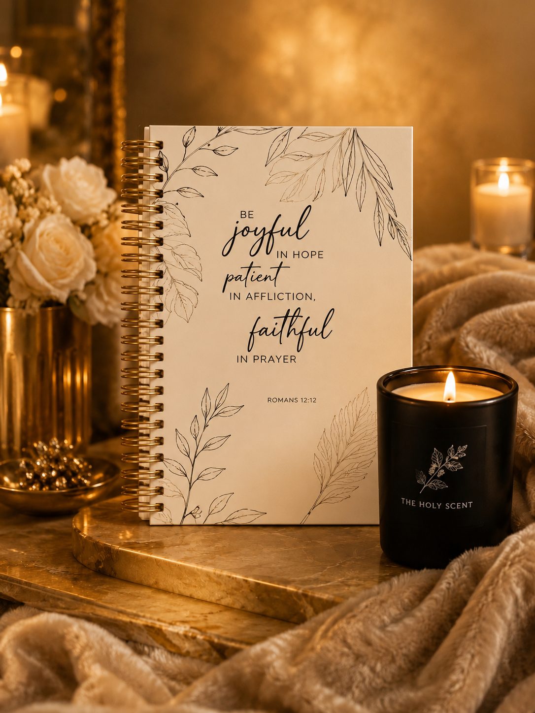 Romans 12:12 Ritual Set (Black +White)