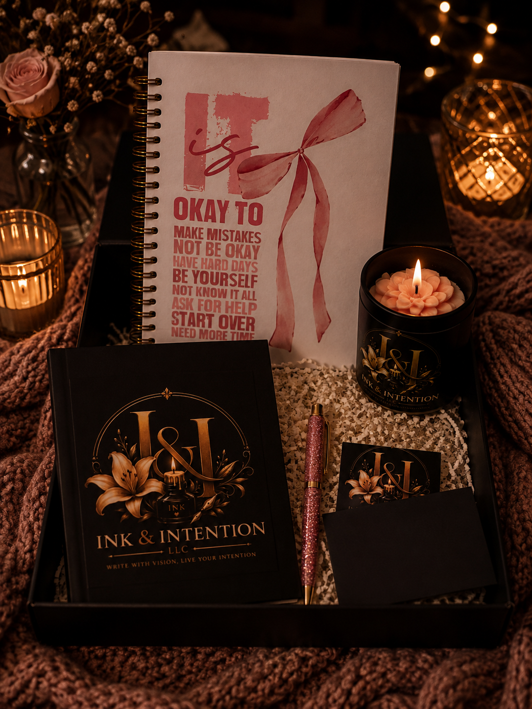 It’s Okay (Pink + White) Journal Only